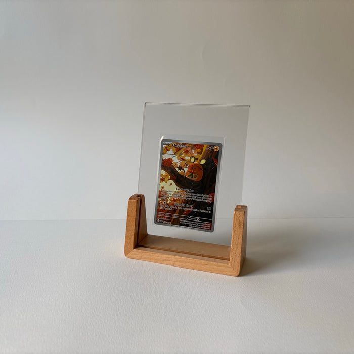 PokeFrame U-Stand Beech with Dedenne card