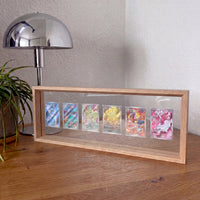PokeFrame Floating Card Display — Log Wood (6 Cards) 2