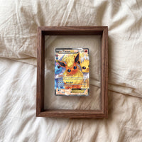 PokeFrame Floating Card Display — Black Walnut (1 Card) 4