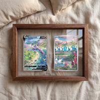 PokeFrame Floating Card Display — Black Walnut (2 Cards) 4