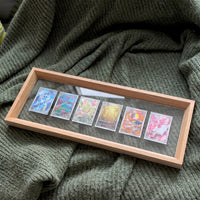 PokeFrame Floating Card Display — Log Wood (6 Cards) 1
