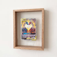 PokeFrame Floating Card Display — Log Wood (1 Card) 4