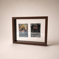 PokeFrame Floating Card Display — Black Walnut (2 Cards) 3