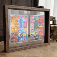 PokeFrame Floating Card Display — Black Walnut (2 Cards) 3