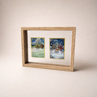PokeFrame Floating Card Display — Log Wood (2 Cards) 3