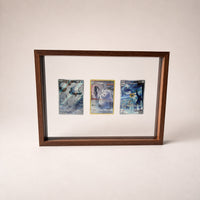 PokeFrame Floating Card Display — Black Walnut (3 Cards) 4