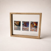 PokeFrame Floating Card Display — Log Wood (3 Cards) 3