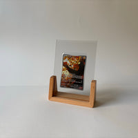 PokeFrame Single Card U-Stand — Beech 1
