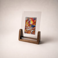 PokeFrame Single Card U-Stand — Black Walnut 3